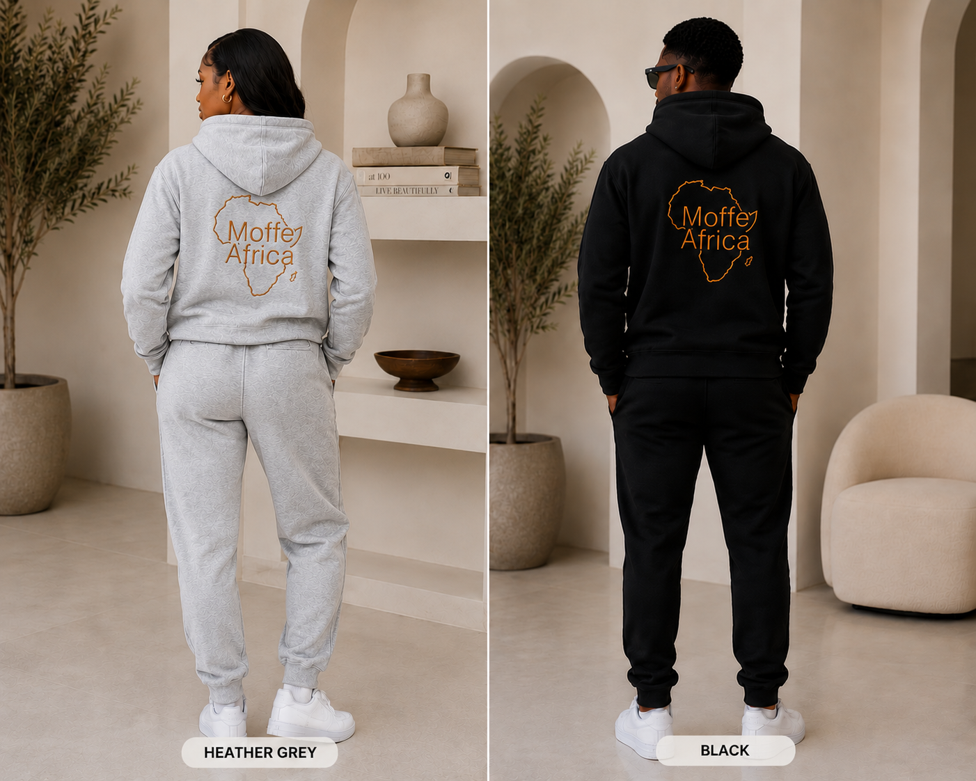 Moffe Africa Premium Hoodie + Jogger Set