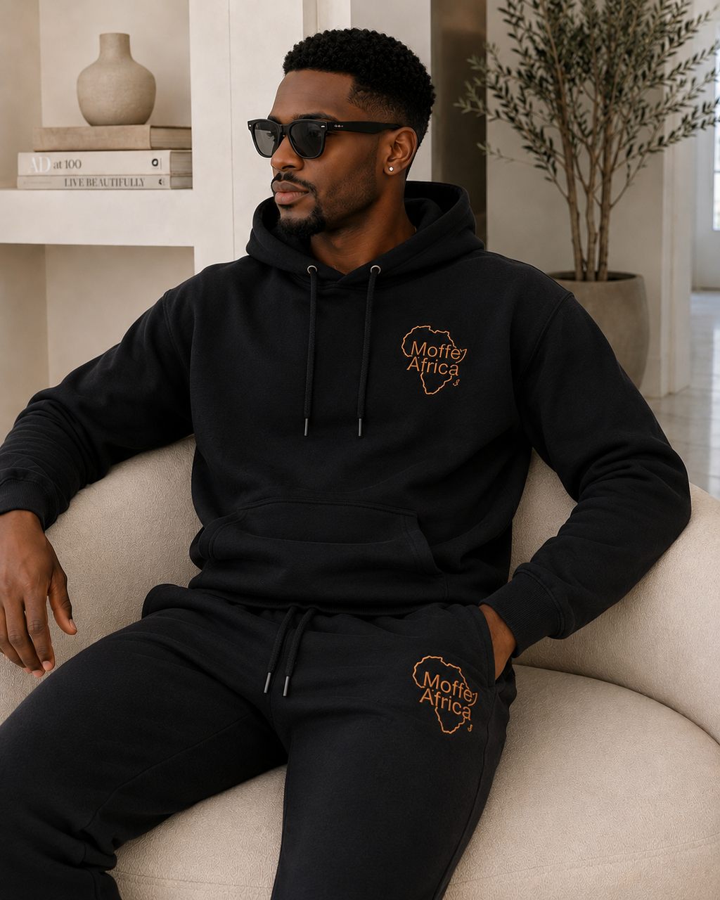 Moffe Africa Premium Hoodie + Jogger Set